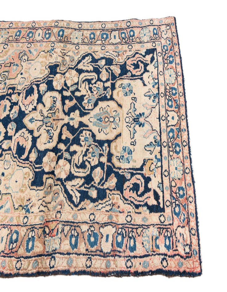 Detail image of 3' 6 x 5' 6  Hand Knotted Ultra Vintage Persian Wool Rug