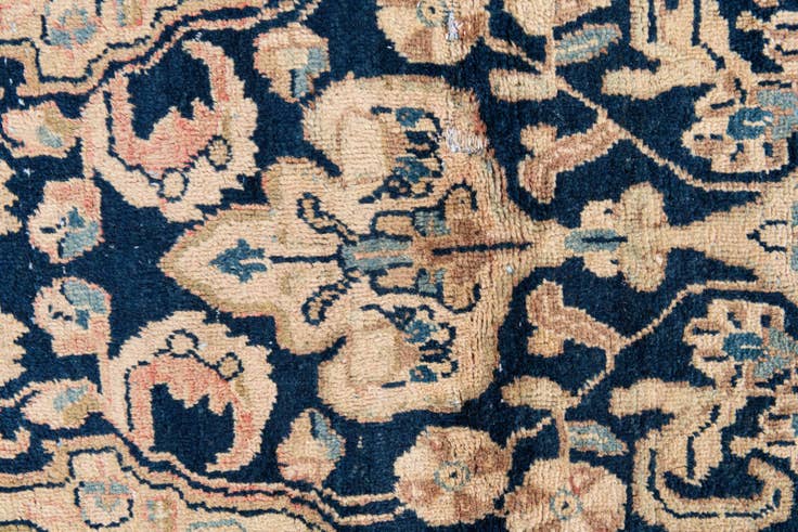 Detail image of 105cm x 170cm anudado a mano Ultra Vintage Alfombra Persa Lana