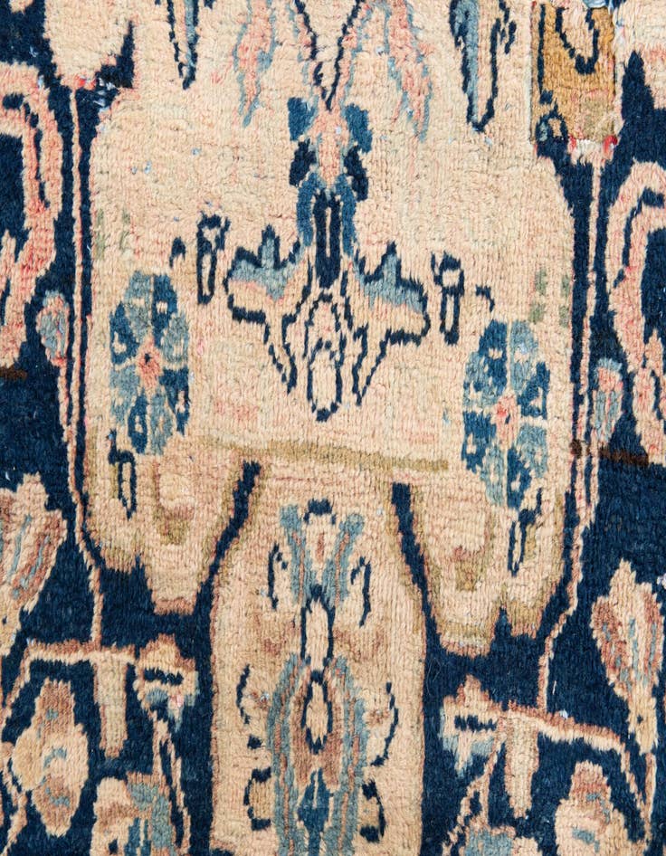 Detail image of 3' 6 x 5' 6  Hand Knotted Ultra Vintage Persian Wool Rug