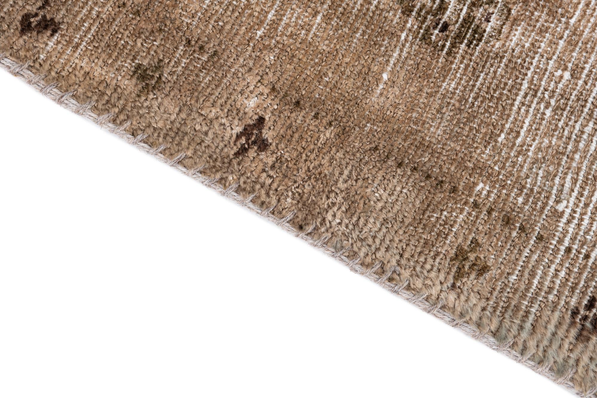 5' x 9' Hand Knotted Ultra Vintage Persian Wool Rug