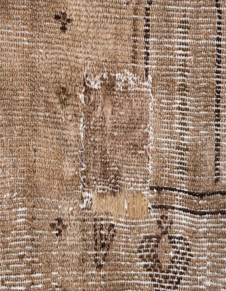 Detail image of 5' x 9'  Hand Knotted Ultra Vintage Persian Wool Rug