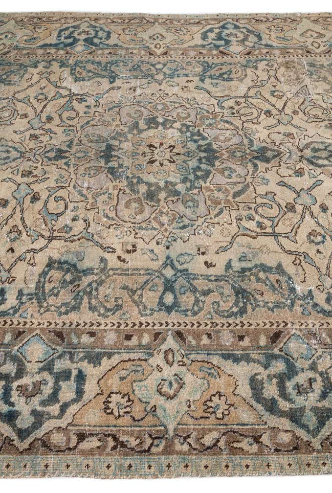 190cm x 290cm Handgeknüpft Ultra Vintage Persisch Wolle Teppich