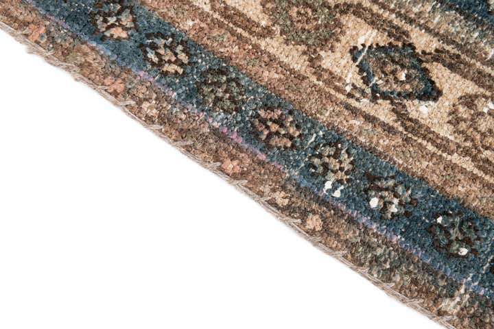 6' 10 x 9' 8 Hand Knotted Ultra Vintage Persian Wool Rug