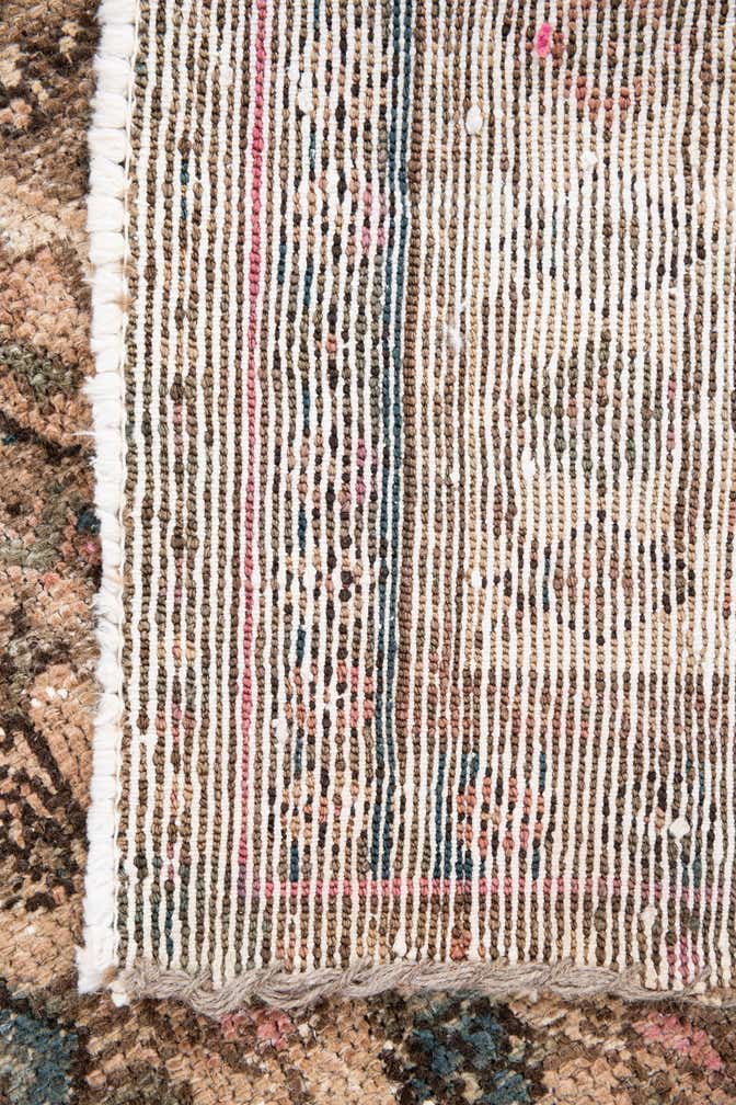 6' 10 x 9' 8 Hand Knotted Ultra Vintage Persian Wool Rug