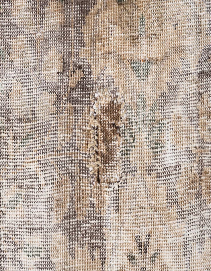 Detail image of 6' x 9' 8  Hand Knotted Ultra Vintage Persian Wool Rug