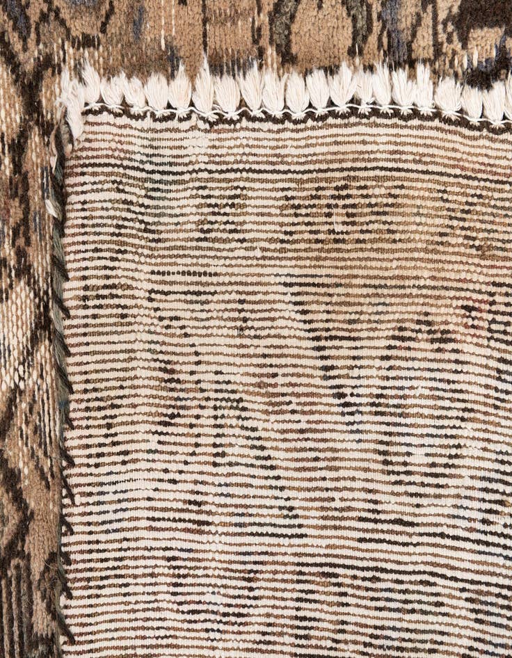 Detail image of 4' 9 x 9' 5  Hand Knotted Ultra Vintage Persian Wool Rug