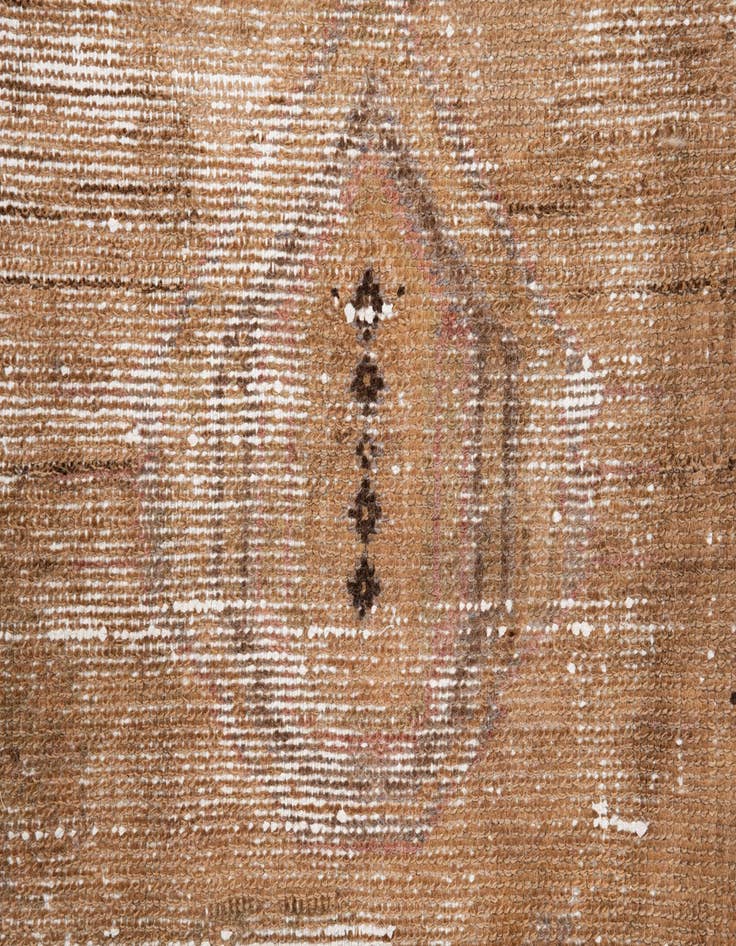 Detail image of 4' 6 x 8' 5  Hand Knotted Ultra Vintage Persian Wool Rug