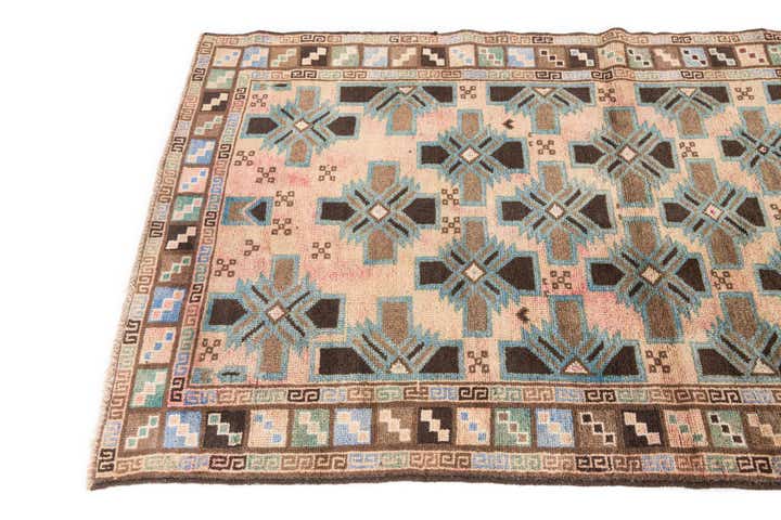 3' 4 x 6' Hand Knotted Ultra Vintage Persian Wool Rug