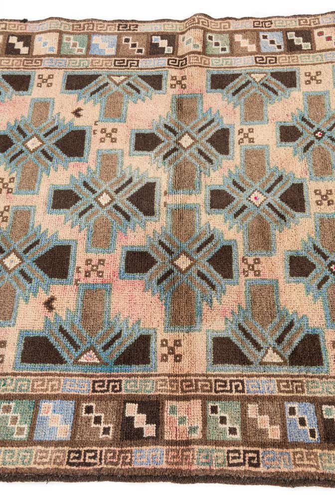 3' 4 x 6' Hand Knotted Ultra Vintage Persian Wool Rug