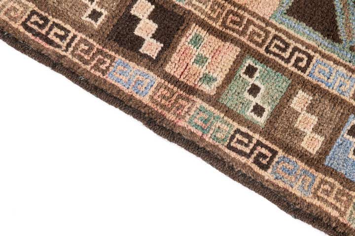 3' 4 x 6' Hand Knotted Ultra Vintage Persian Wool Rug