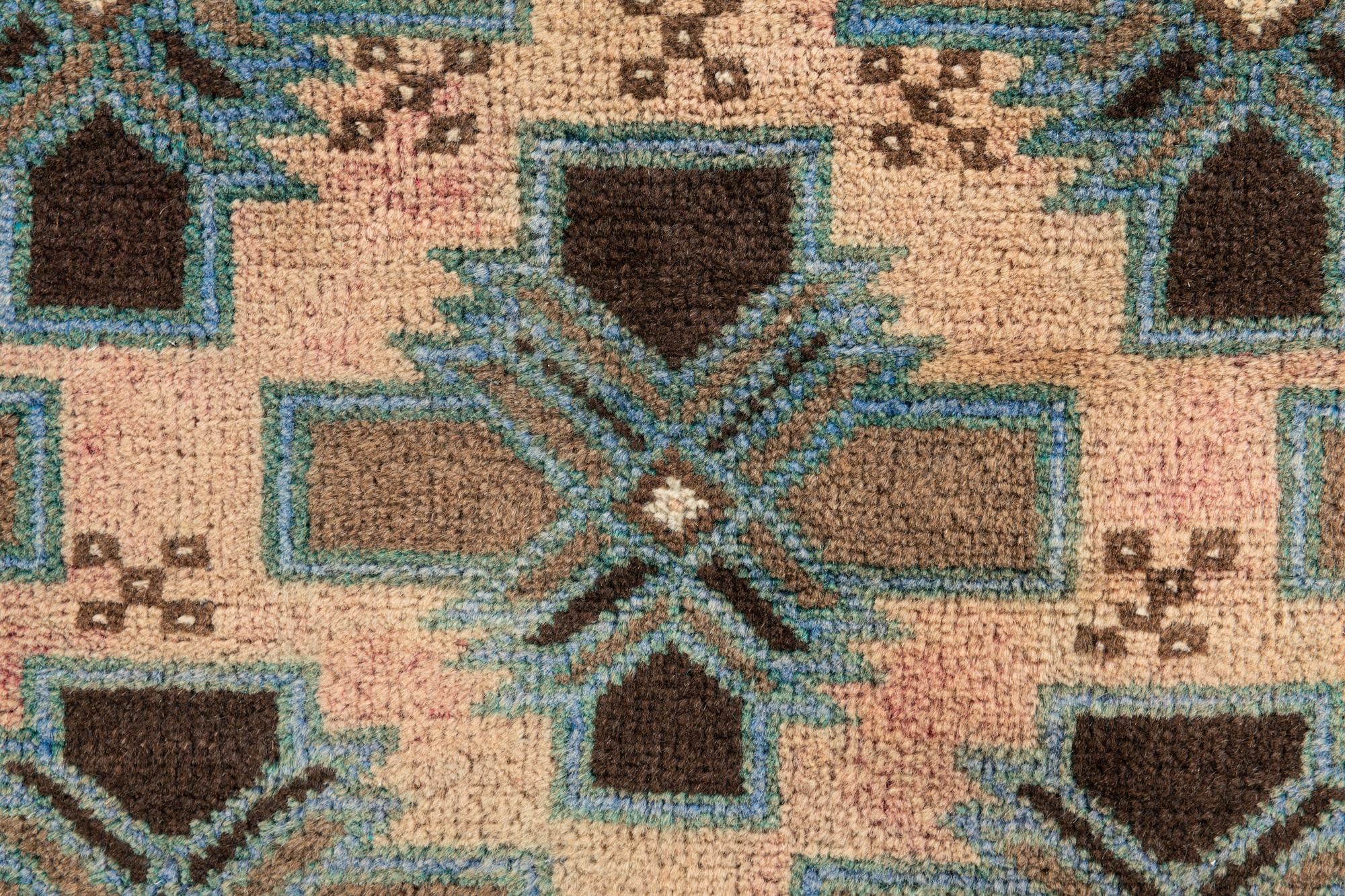 3' 4 x 6' Hand Knotted Ultra Vintage Persian Wool Rug