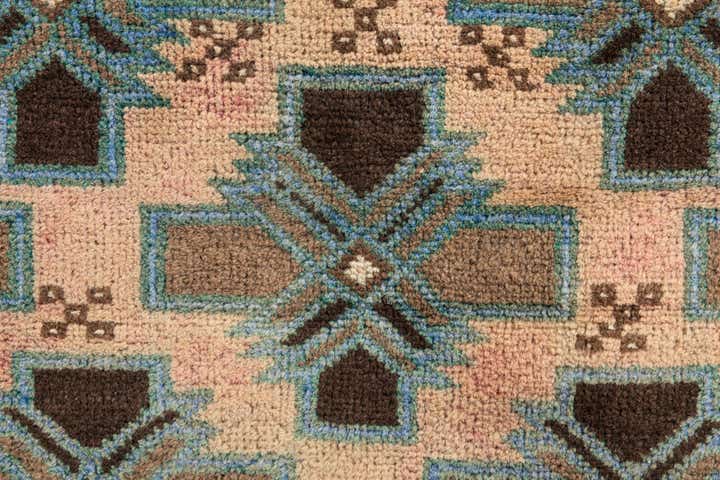 3' 4 x 6' Hand Knotted Ultra Vintage Persian Wool Rug