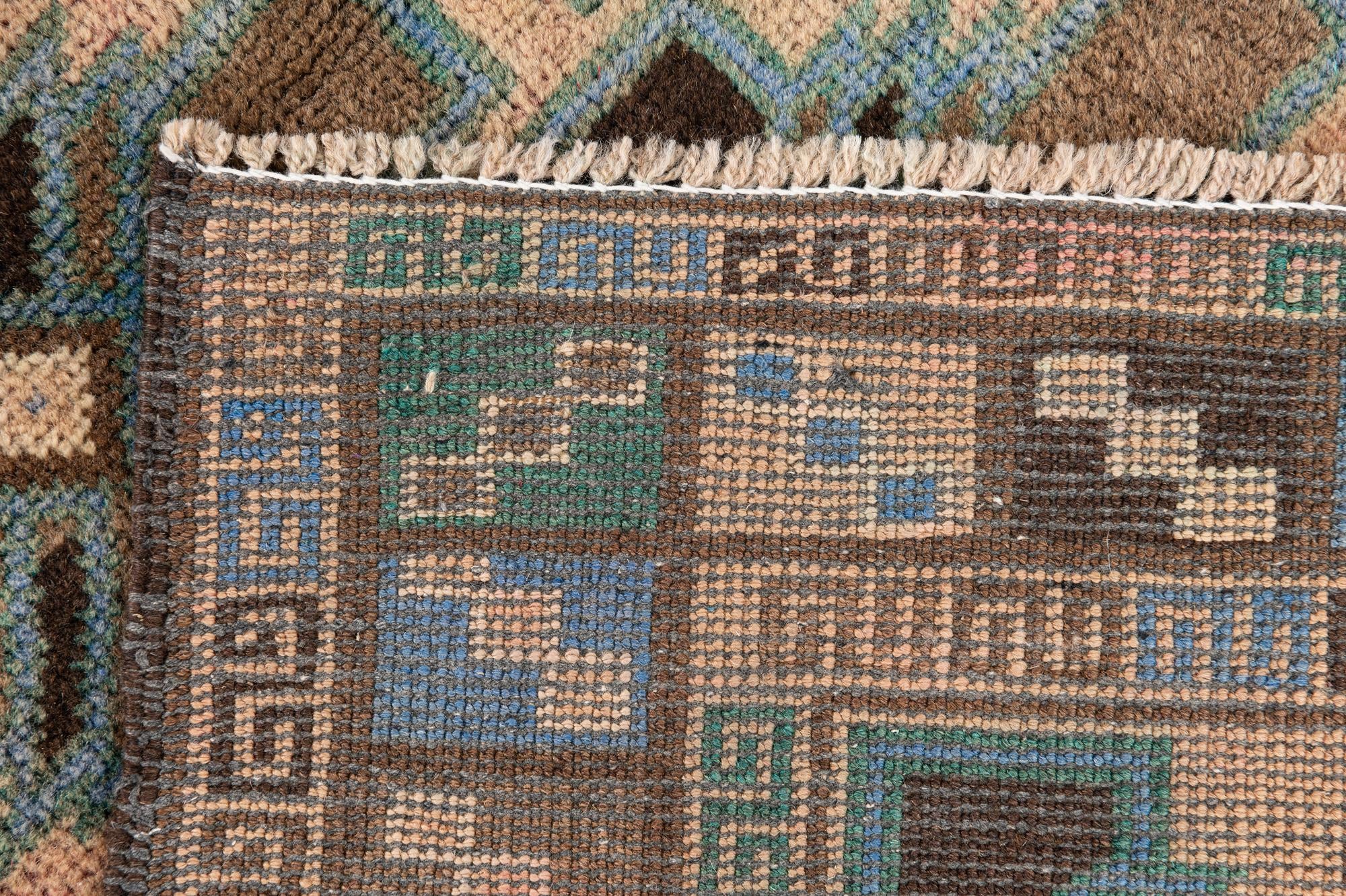 3' 4 x 6' Hand Knotted Ultra Vintage Persian Wool Rug