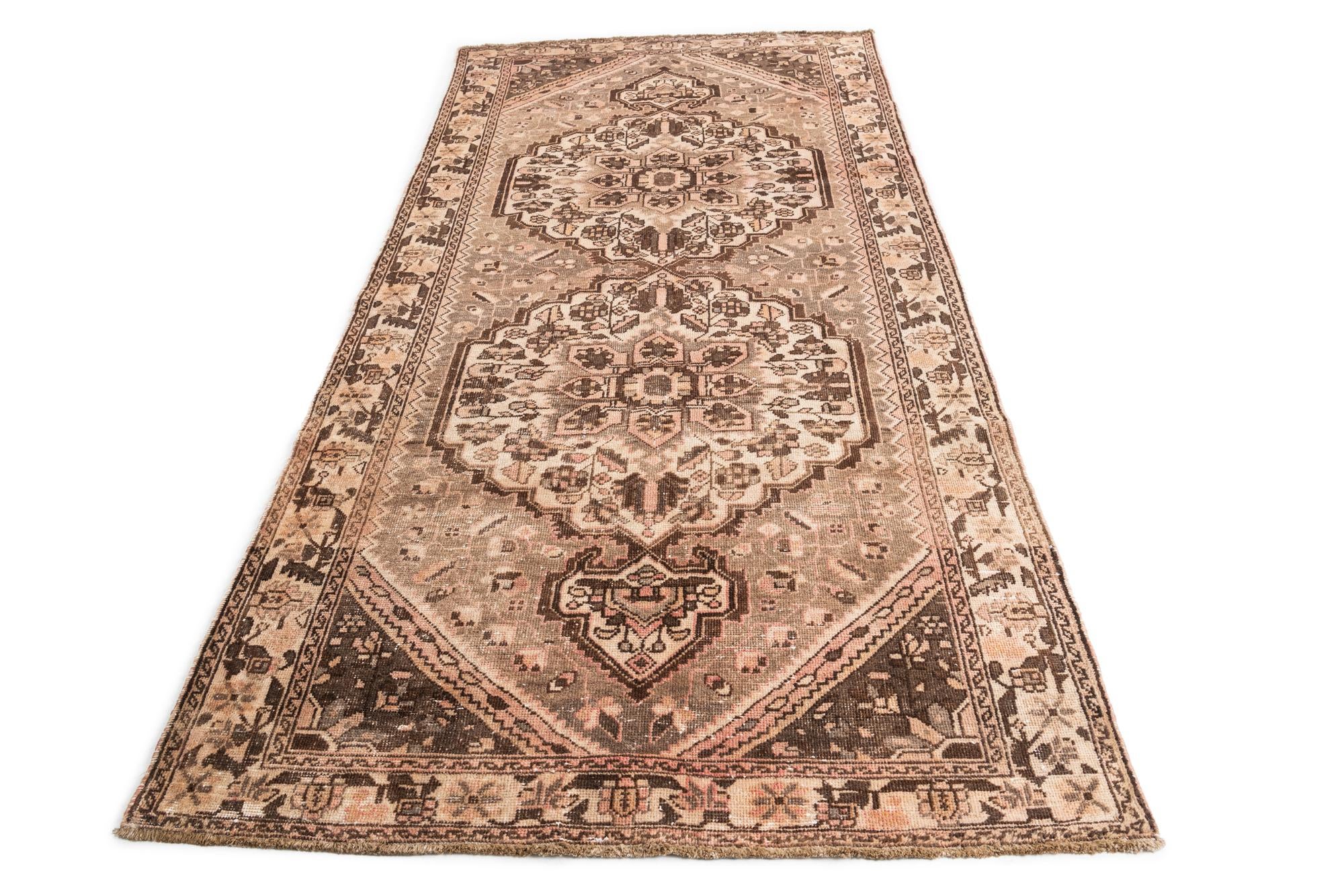 5' x 9' 10 Hand Knotted Ultra Vintage Persian Wool Rug