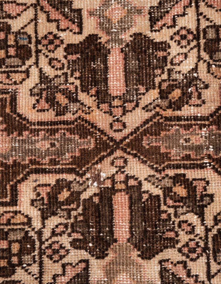 Detail image of 5' x 9' 10  Hand Knotted Ultra Vintage Persian Wool Rug