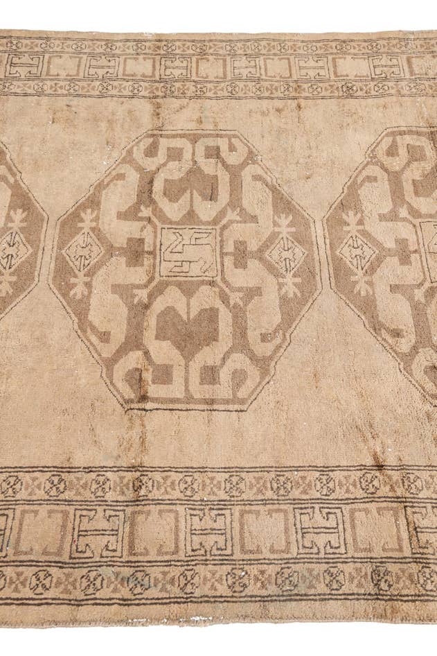 Detailansicht von 120cm x 185cm Handgeknüpft Ultra Vintage Persisch Wolle Teppich