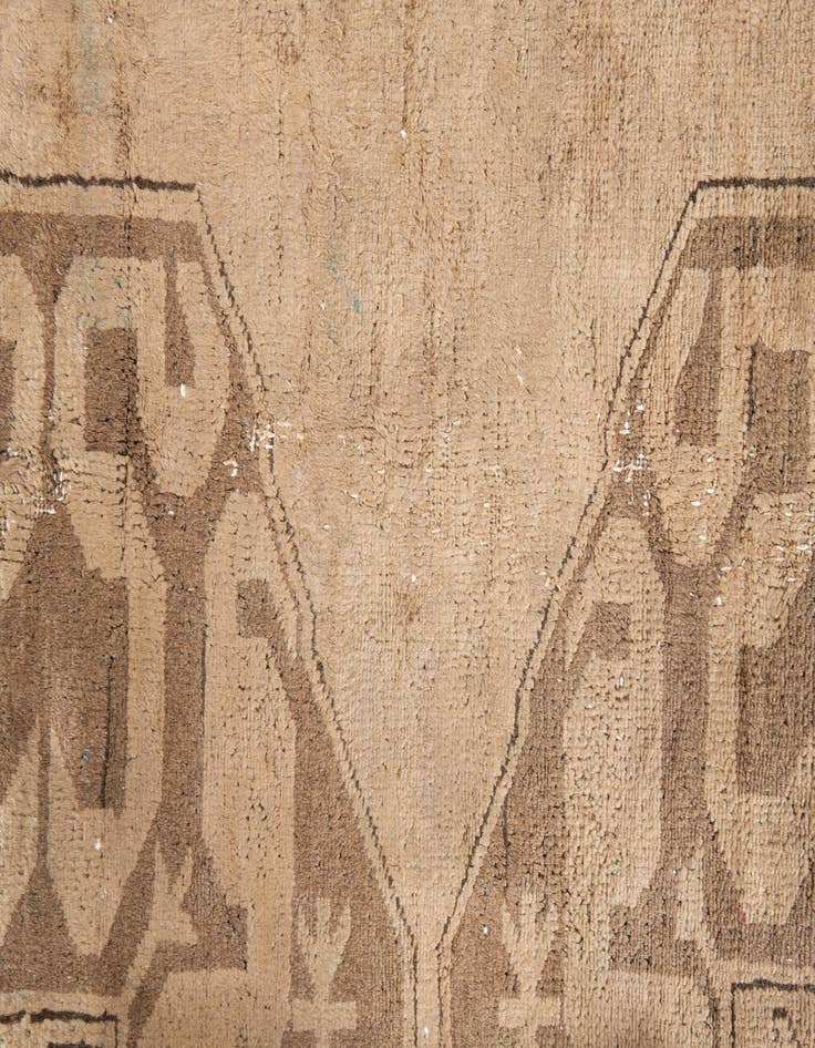 Detail image of 4' x 6' 1  Hand Knotted Ultra Vintage Persian Wool Rug