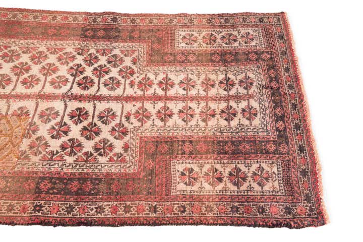 2' 7 x 4' 5 Hand Knotted Ultra Vintage Persian Wool Rug