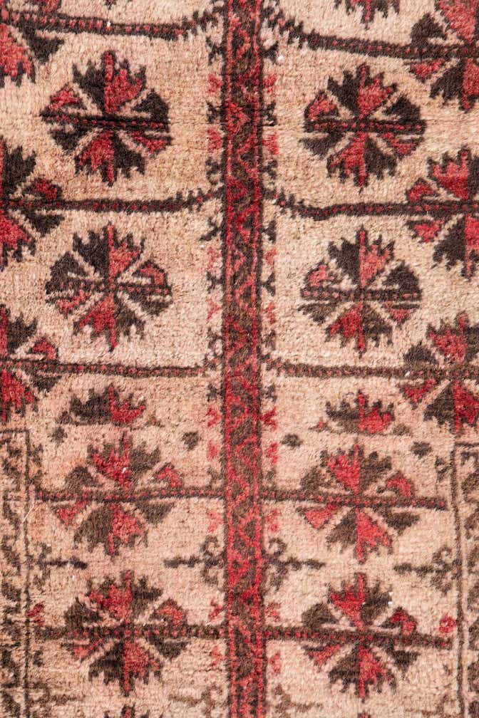 2' 7 x 4' 5 Hand Knotted Ultra Vintage Persian Wool Rug