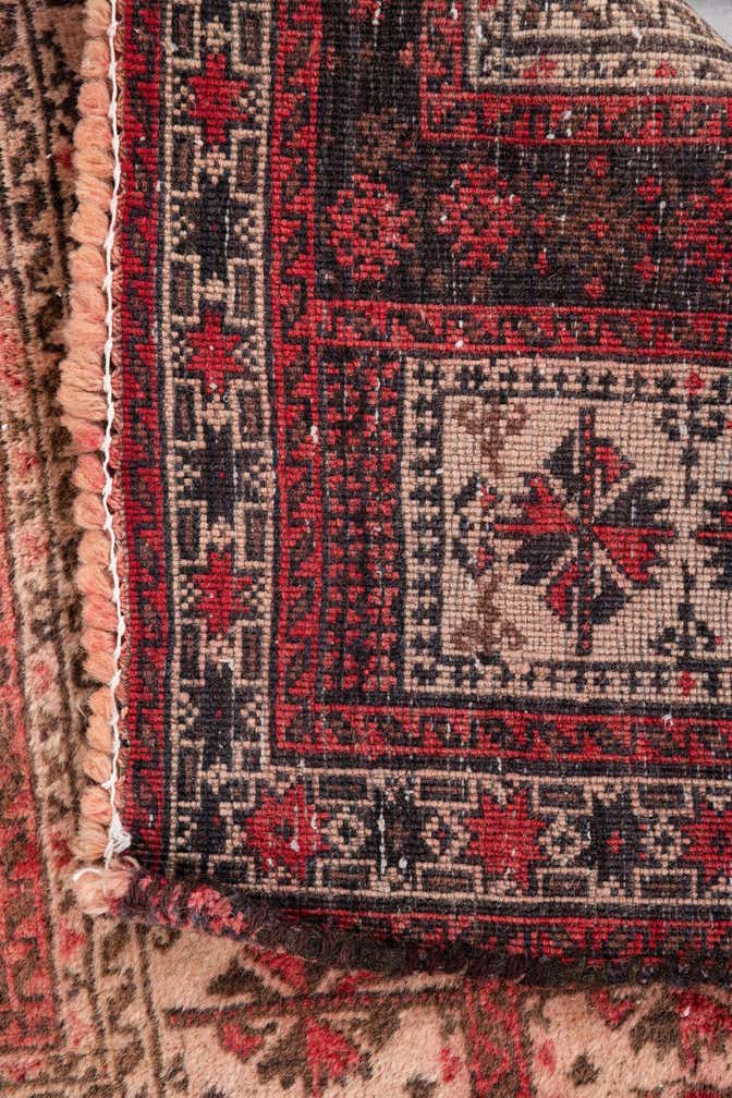 2' 7 x 4' 5 Hand Knotted Ultra Vintage Persian Wool Rug