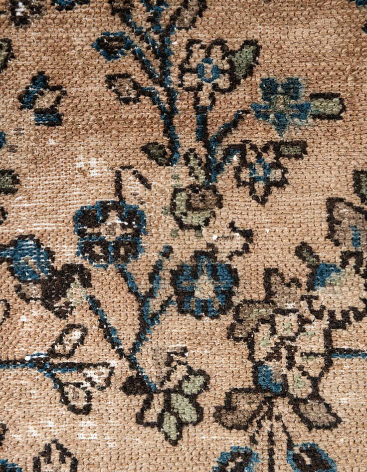 Detail image of 5' 7 x 8' 2  Hand Knotted Ultra Vintage Persian Wool Rug