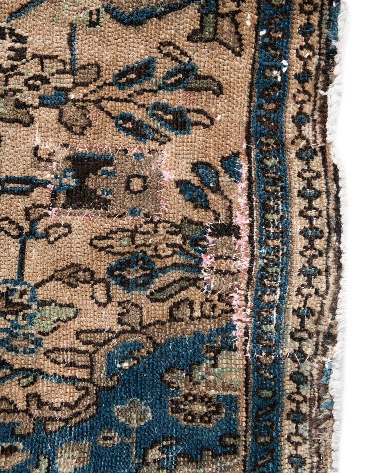 Detail image of 5' 7 x 8' 2  Hand Knotted Ultra Vintage Persian Wool Rug