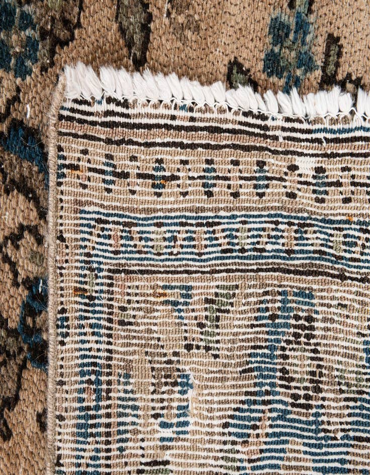 Detail image of 5' 7 x 8' 2  Hand Knotted Ultra Vintage Persian Wool Rug