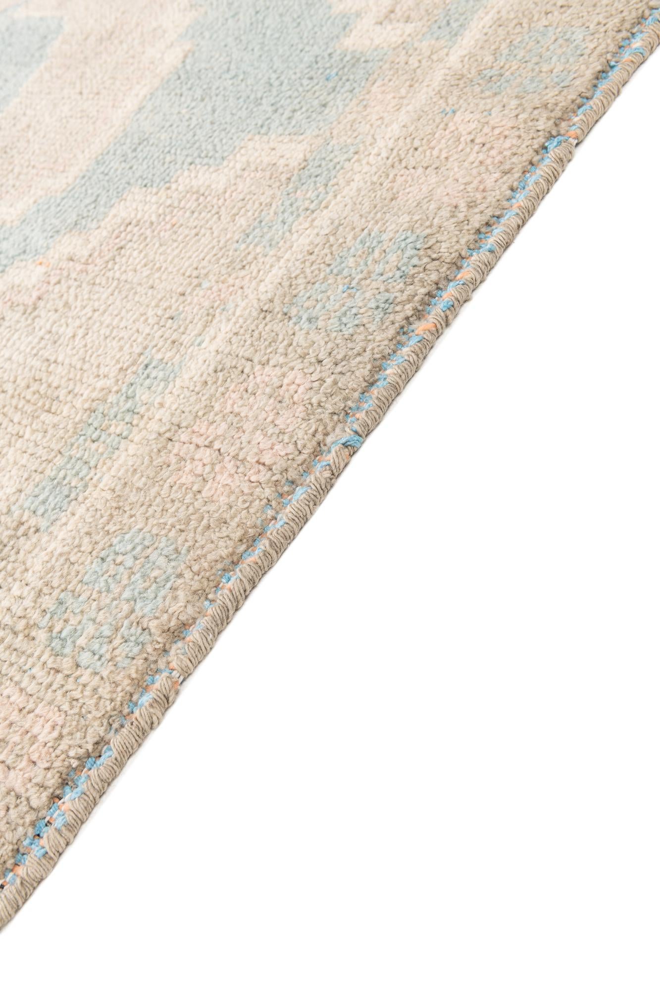 6' 5 x 9' 7 Hand Knotted Ultra Vintage Persian Wool Rug