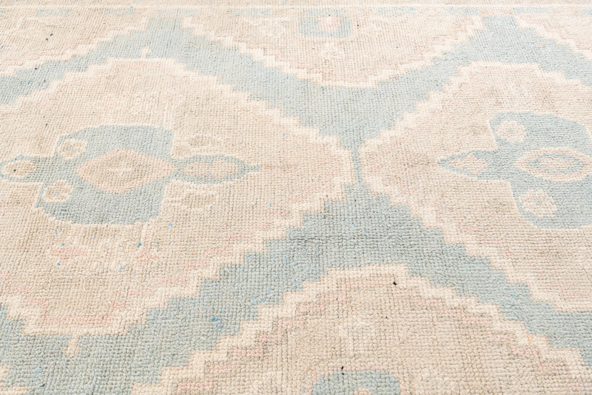 6' 5 x 9' 7 Hand Knotted Ultra Vintage Persian Wool Rug