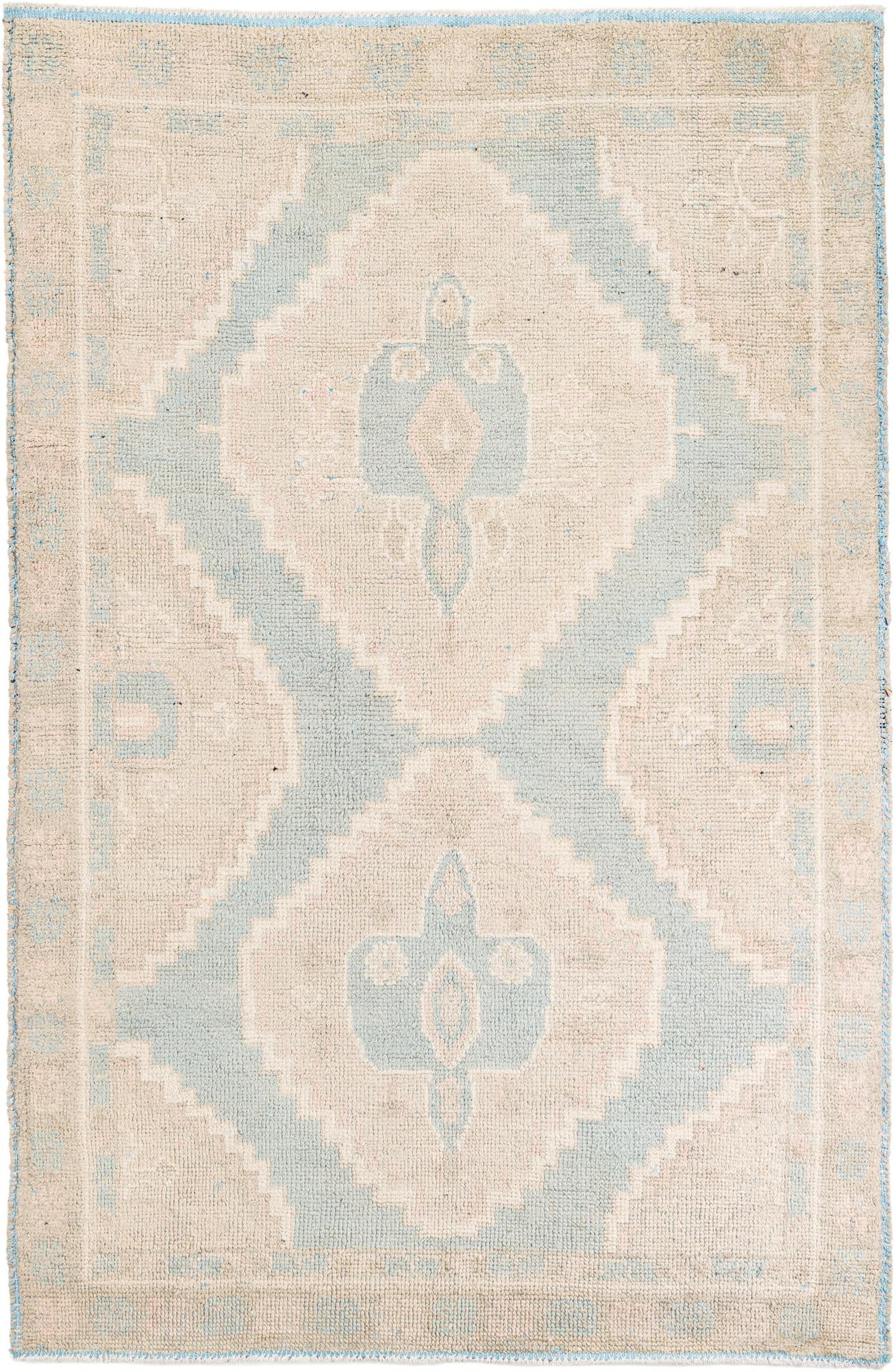 6' 5 x 9' 7 Hand Knotted Ultra Vintage Persian Wool Rug