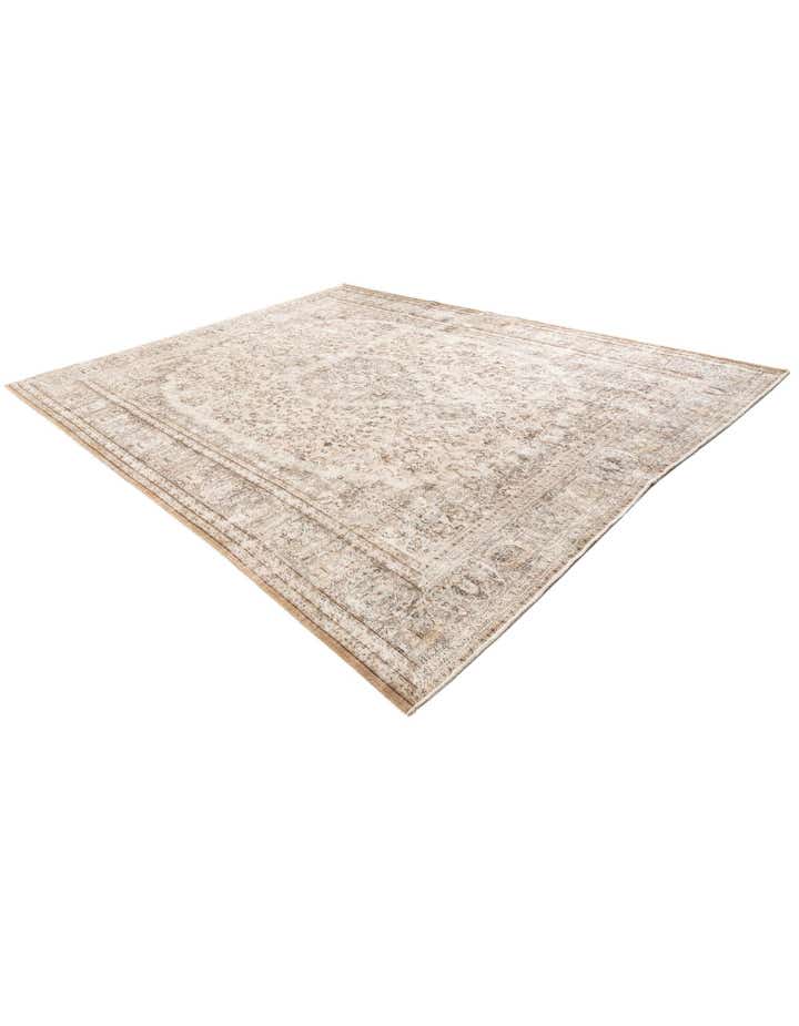 9' 6 x 12' 2 Hand Knotted Ultra Vintage Persian Wool Rug