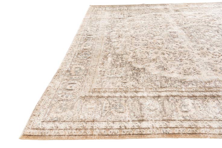 Detail image of 9' 6 x 12' 2 Hand Knotted Ultra Vintage Persian Wool Rug
