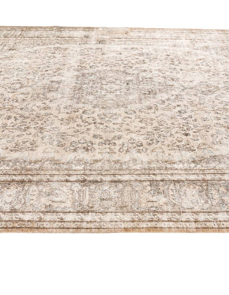 Detail image of 9' 6 x 12' 2  Hand Knotted Ultra Vintage Persian Wool Rug