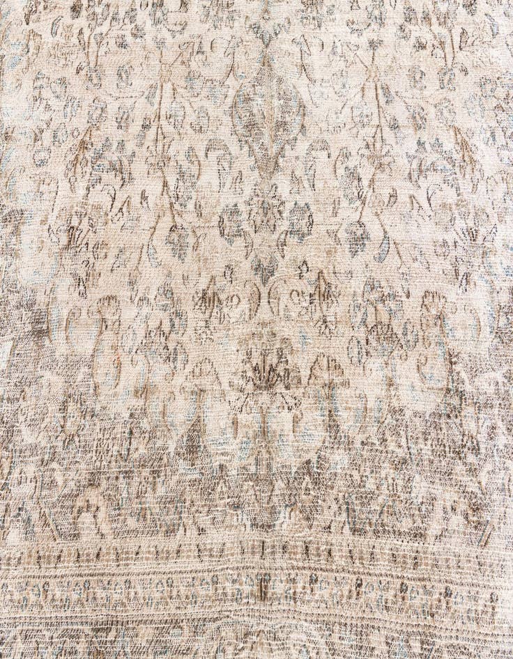 Detail image of 9' 6 x 12' 2  Hand Knotted Ultra Vintage Persian Wool Rug