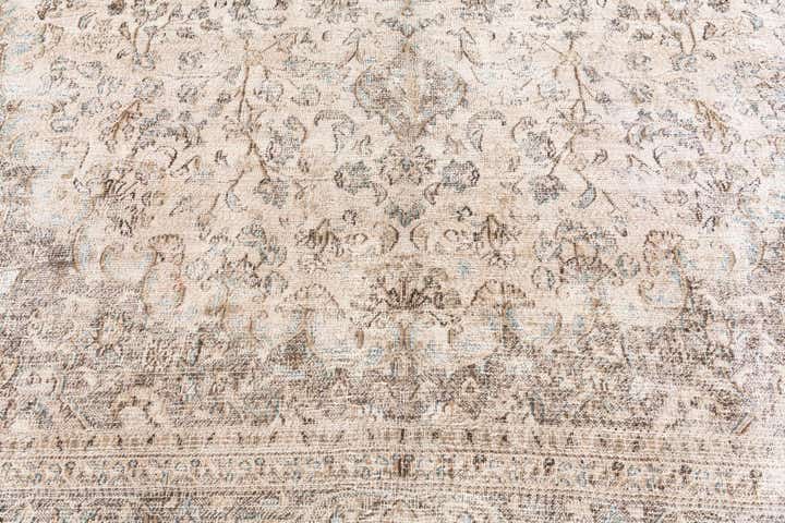 9' 6 x 12' 2 Hand Knotted Ultra Vintage Persian Wool Rug