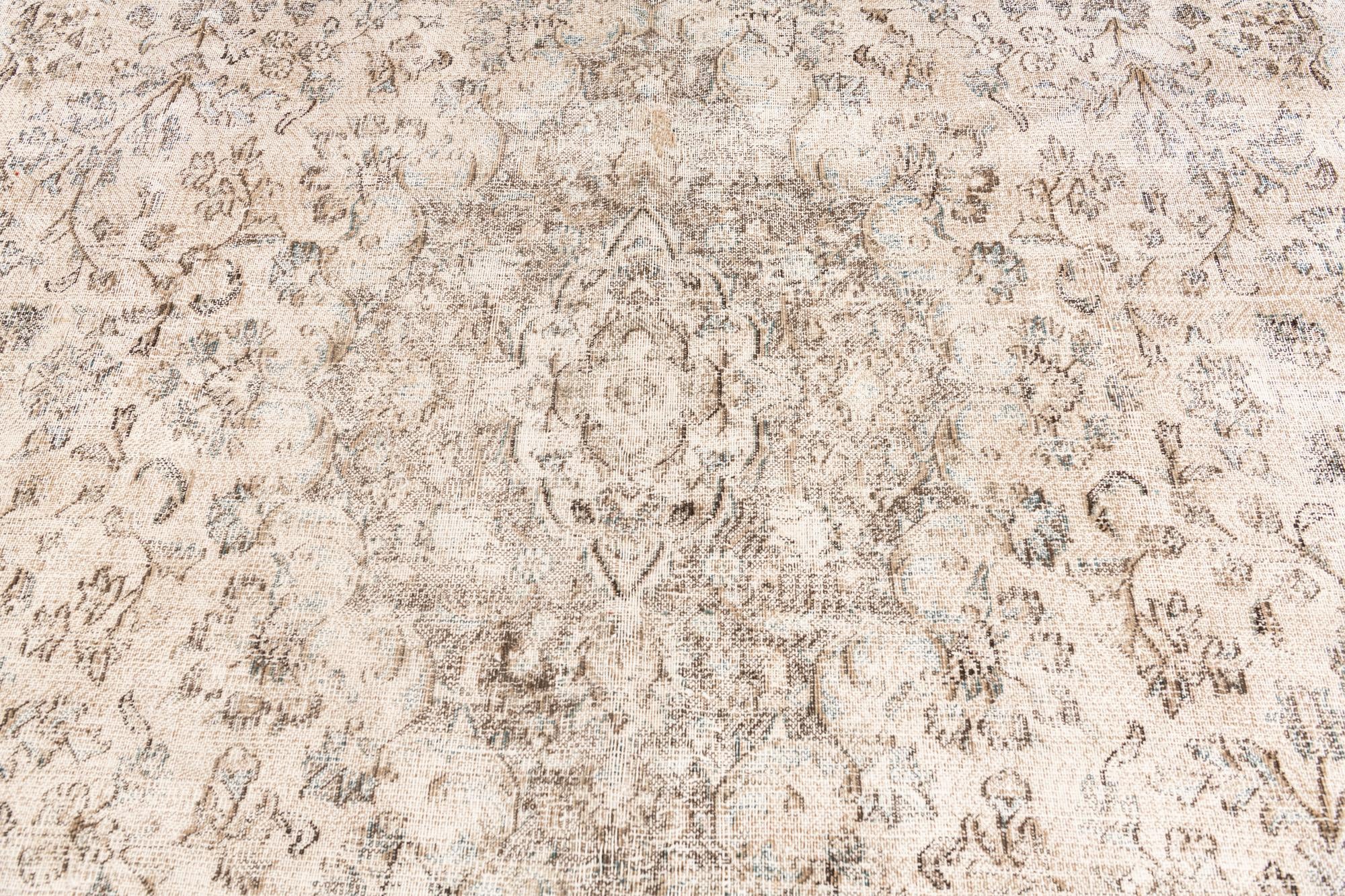 9' 6 x 12' 2 Hand Knotted Ultra Vintage Persian Wool Rug