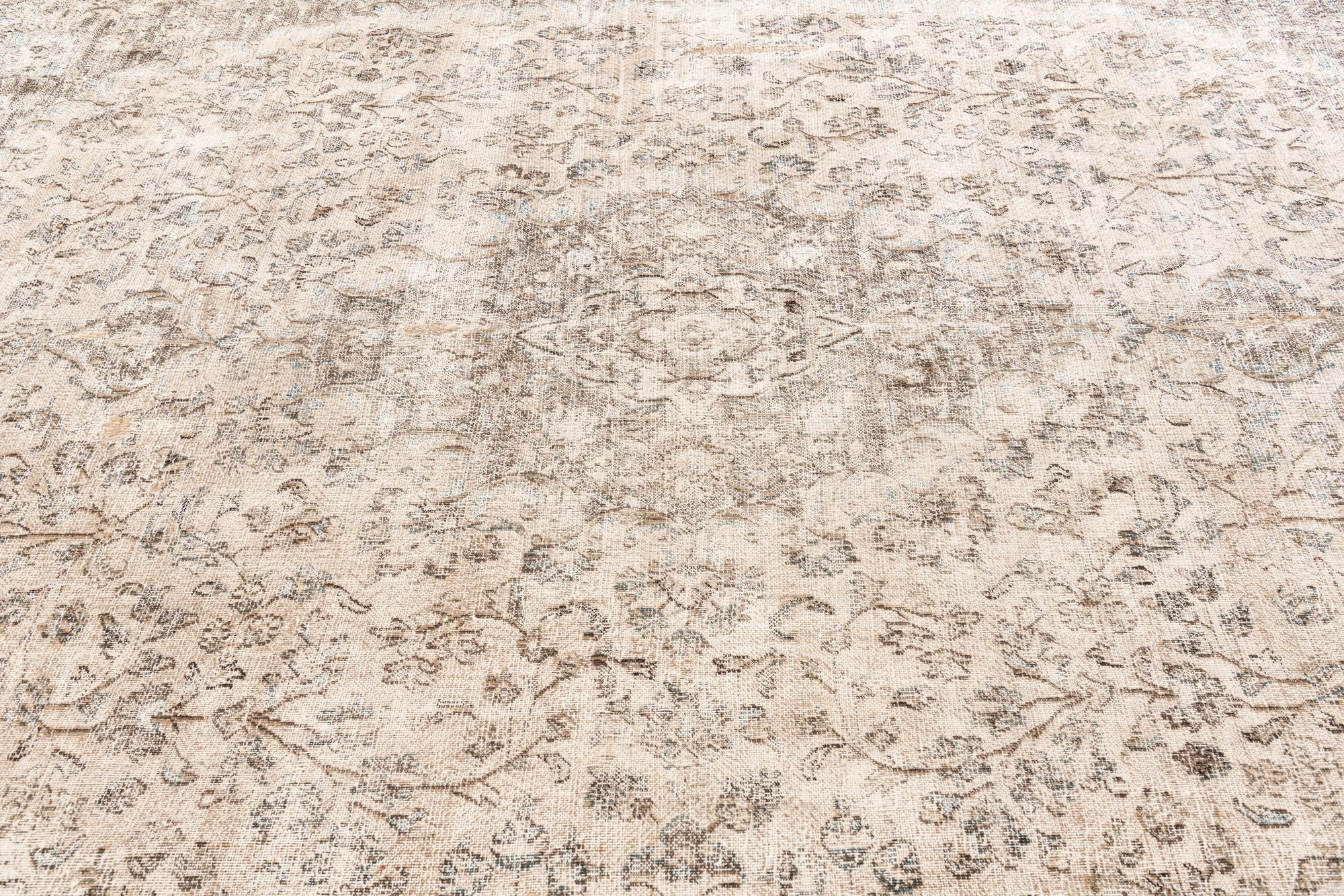 9' 6 x 12' 2 Hand Knotted Ultra Vintage Persian Wool Rug