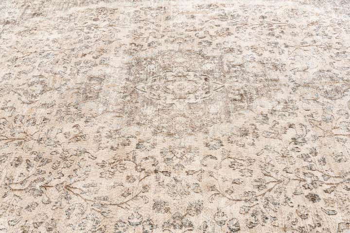9' 6 x 12' 2 Hand Knotted Ultra Vintage Persian Wool Rug