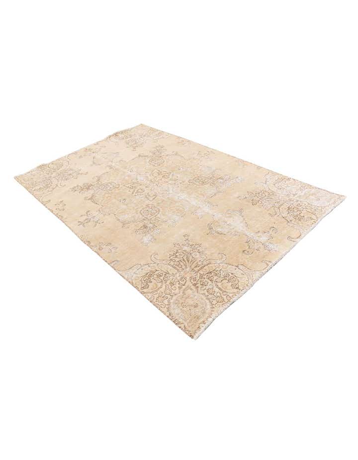 5' x 7' 10 Hand Knotted Ultra Vintage Persian Wool Rug