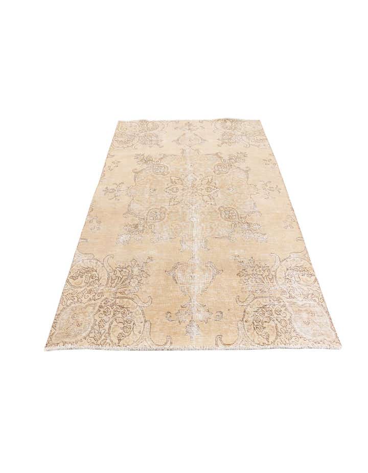 5' x 7' 10 Hand Knotted Ultra Vintage Persian Wool Rug