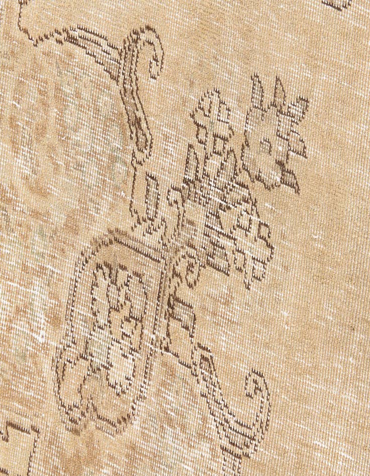Detail image of 5' x 7' 10  Hand Knotted Ultra Vintage Persian Wool Rug
