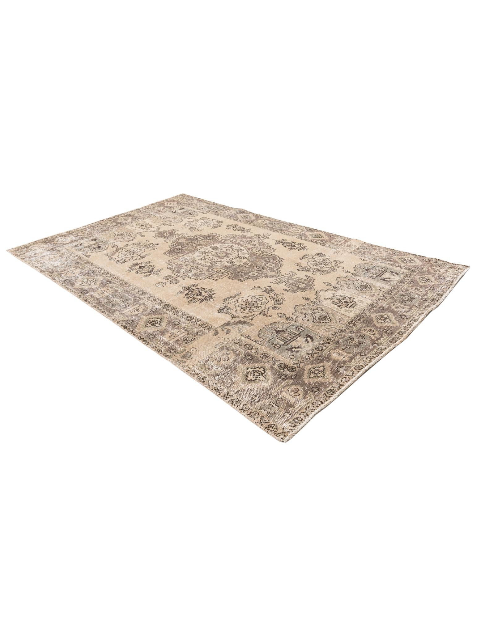 6' 5 x 9' 8 Hand Knotted Ultra Vintage Persian Wool Rug