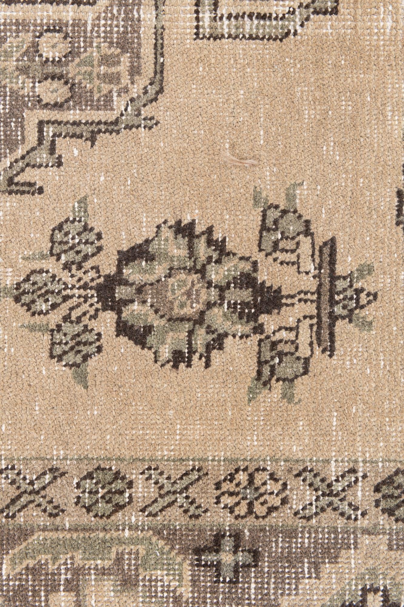 6' 5 x 9' 8 Hand Knotted Ultra Vintage Persian Wool Rug