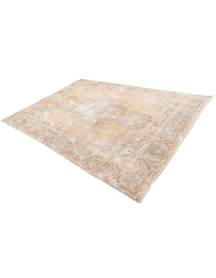 Detail image of 7' 7 x 10' 4  Hand Knotted Ultra Vintage Persian Wool Rug