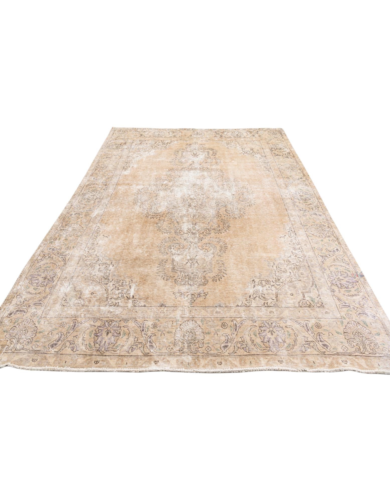 7' 7 x 10' 4 Hand Knotted Ultra Vintage Persian Wool Rug