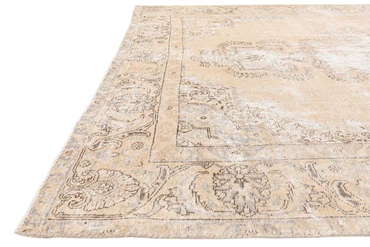 Detail image of 7' 7 x 10' 4 Hand Knotted Ultra Vintage Persian Wool Rug