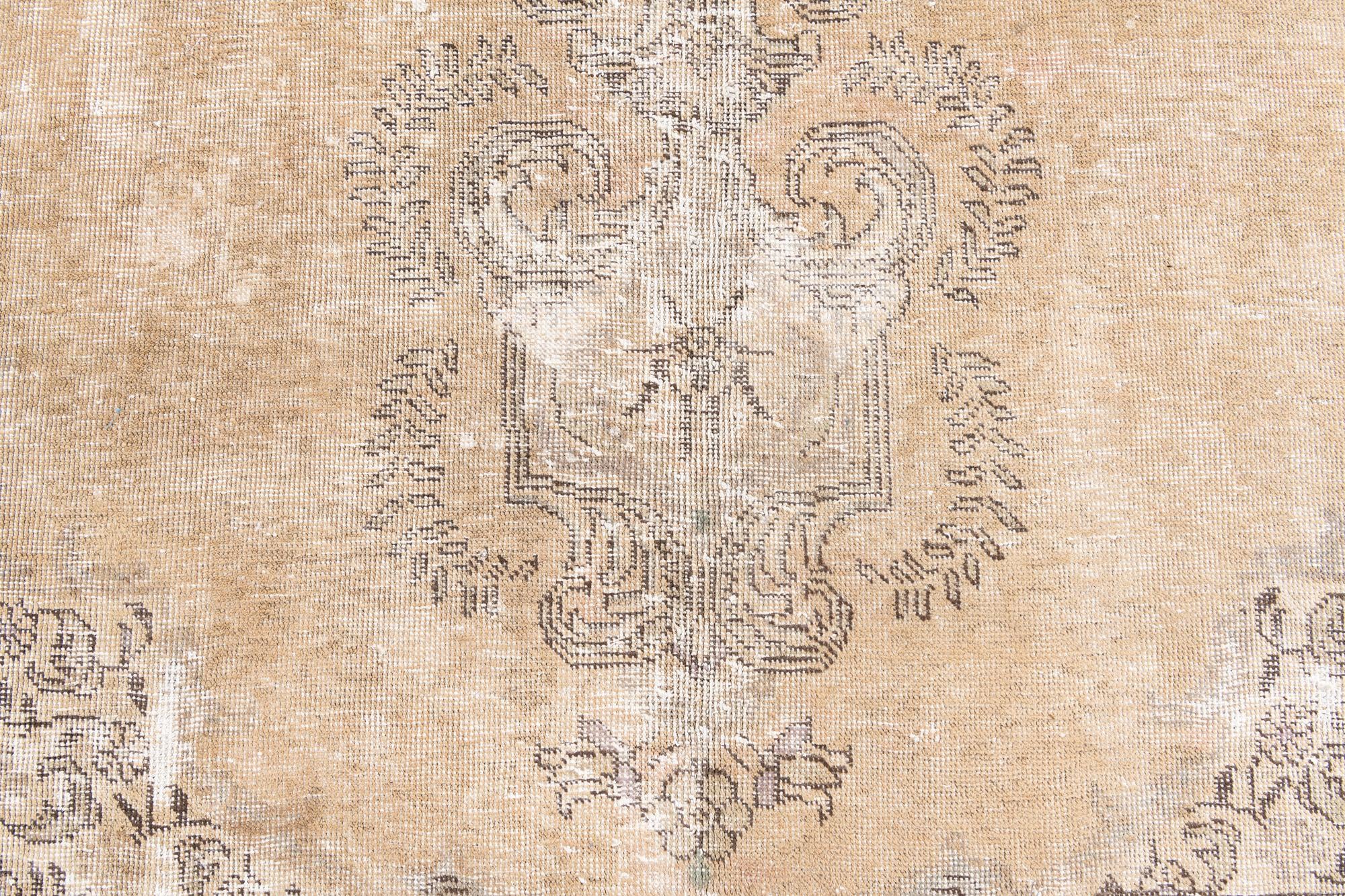 7' 7 x 10' 4 Hand Knotted Ultra Vintage Persian Wool Rug