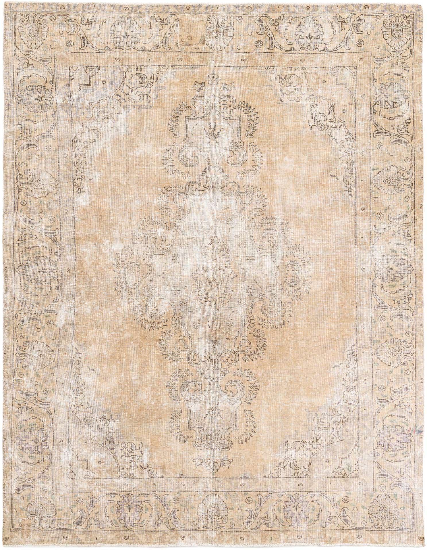 Primary image 7' 7 x 10' 4  Hand Knotted Ultra Vintage Persian Wool Rug