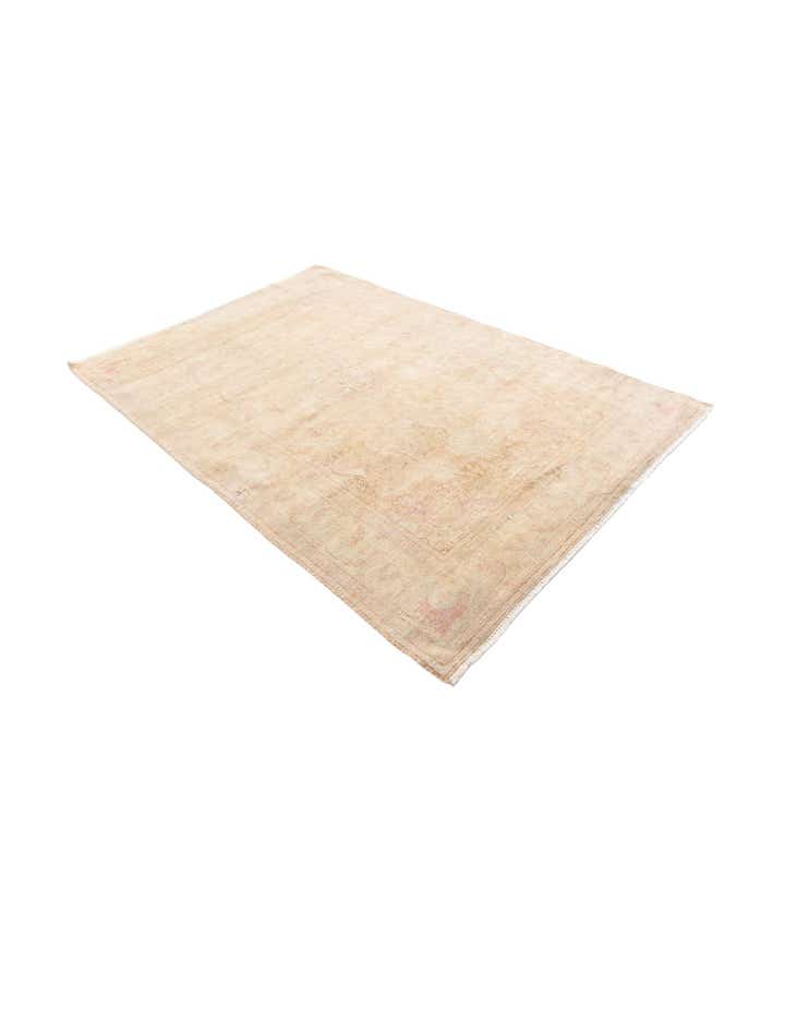 4' x 5' 9 Hand Knotted Ultra Vintage Persian Wool Rug