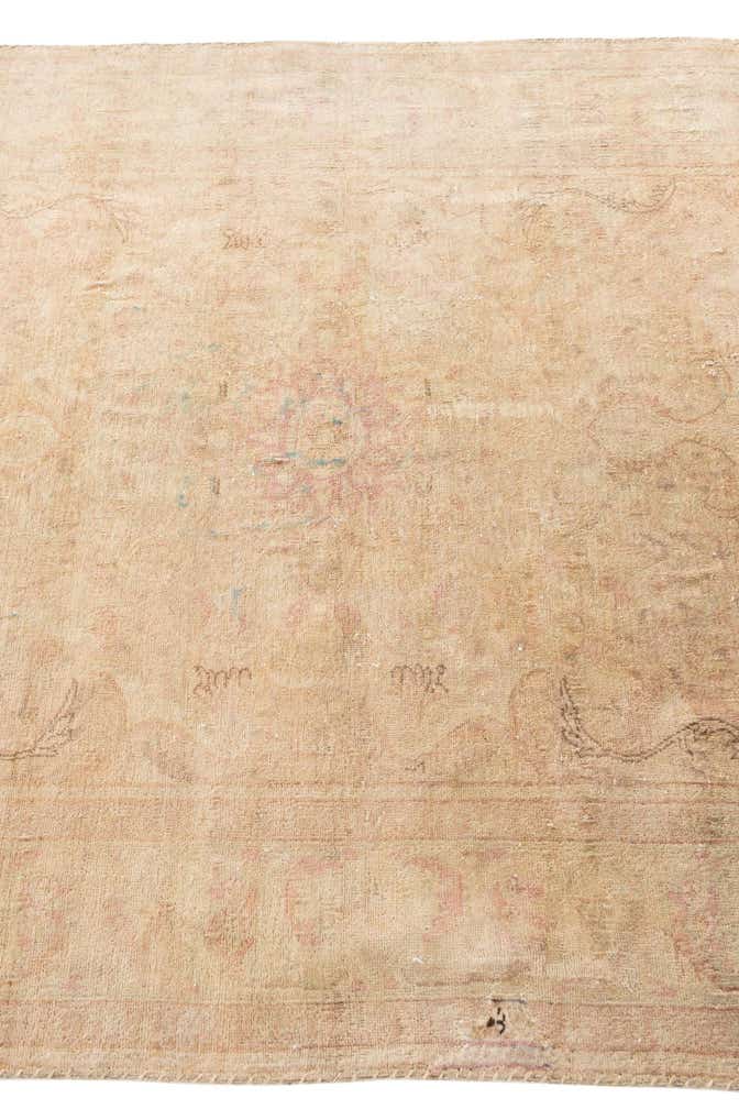 4' x 5' 9 Hand Knotted Ultra Vintage Persian Wool Rug